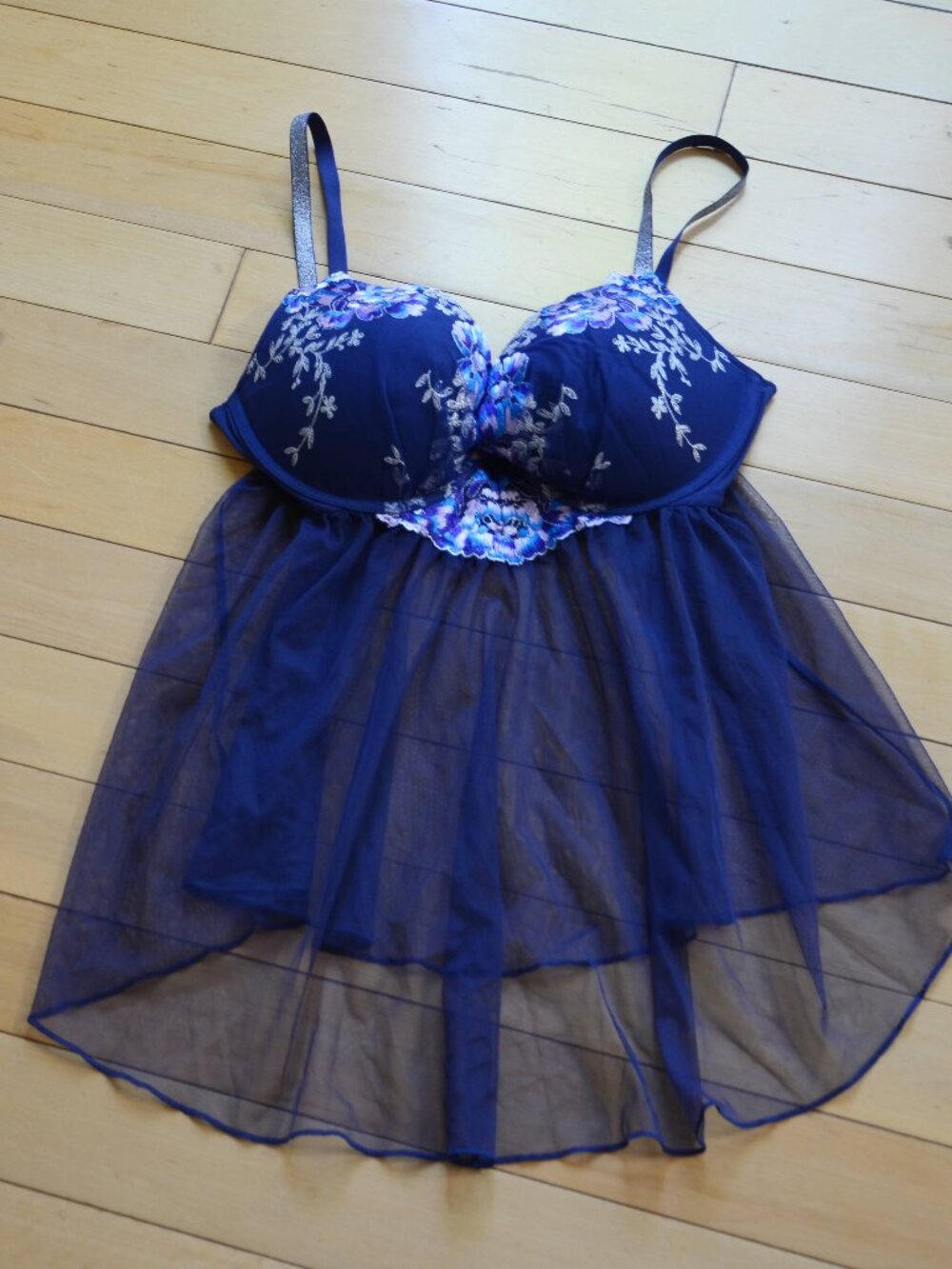 Victoria Secret Teddy Top lingerie Sleepwear Size 36D